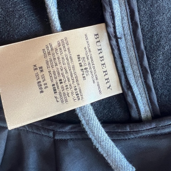 Burberry Wool Cape authentic - Picture 4 of 6
